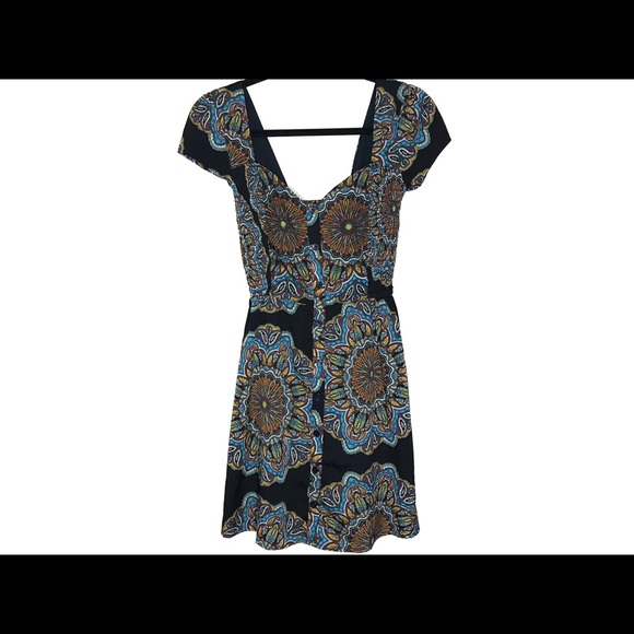 Band of Gypsies Dresses & Skirts - Band of Gypsies Floral Cap Sleeve Dress